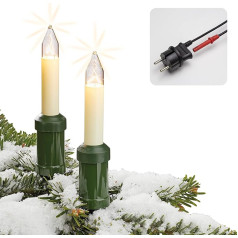 Hellum Shaft Candle iekštelpu pasaku gaismas dažādos dizainos