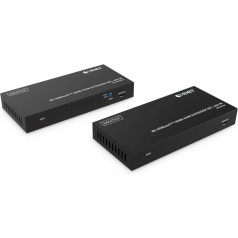 Удлинитель/удлинитель hdmi 4k 60hz 150м по витой паре cat.6a/7/8 hdbaset hdcp2.2 ir edid poc, комплект