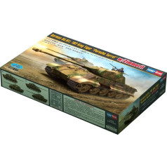 Plastikāta modelis vācu sd.kfz 182 king tiger porsche tornis