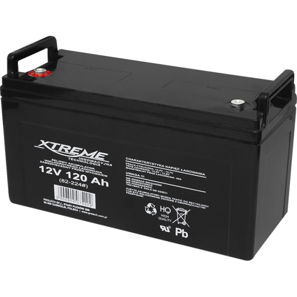 82-224# 12v/120ah xtreme gel akumulators