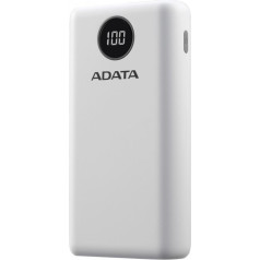 Powerbank p20000qcd 20000mah balta qc/pd