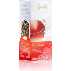 Ronnefeldt Fruit Power Joy of Tea Augļu tēja ar zemeņu un aveņu garšu, 15 tējas maisiņi, 54 g