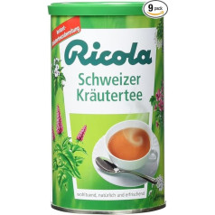 Ricola Swiss Zāļu tēja 9 x 200 g iepakojumā