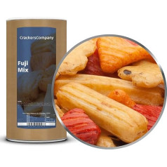 3 x 300 g Fuji Mix rīsu krekeri Krāsains rīsu krekeru maisījums Uzkodas Bez taukiem Pikanti maigi veģetārietis Vegāns Bez laktozes