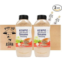 Kewpie Sesame Dressing with Roasted Sesame Seeds (Papa Vo®) Pack of 2 (2 x 930 ml)