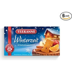 Teekanne Winter Time augļu tēja ar garšu 6 iepakojums (6 x 20 tējas maisiņi) 6 x 50 g