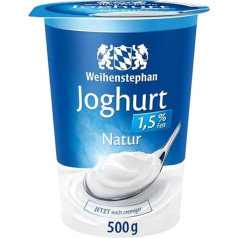 Weihenstephan jogurts 1,5% 500 g x 1 gab [svaiguma garantija]