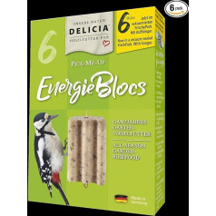 Delicia Pick-Me-Up EnergieBloc 6 kastes ar 6 putnu barības komplektiem