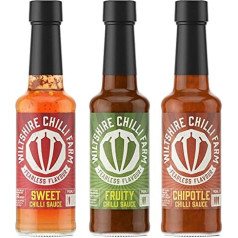 Набор острых соусов чили Wiltshire Chilli Farm Sweet, Fruity и Chipotle, 1 штука