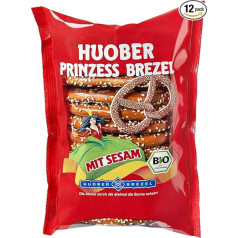 HUOBER Princese kliņģeris ar sezamu Organic 12 gab. (12 x 125 g)