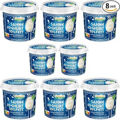 Weideglück Greek Style Cream Yoghurt 10% Fat 1000 g x 8 gabali [Svaiguma garantija]