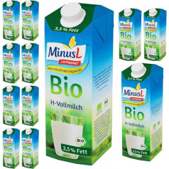 Minus H-piens 3,5% bez laktozes 1000 ml x 12 gab.