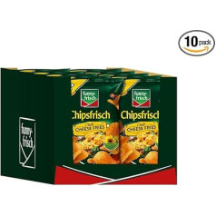 funny-frisch Chipsfrisch Chili Cheese Fries Style Pack of 10 (10 x 150 g)