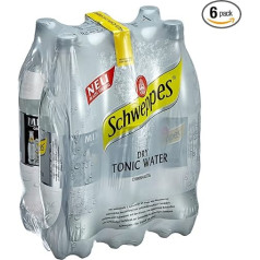 Schweppes sausais tonizējošais ūdens 6 x 1,25 l