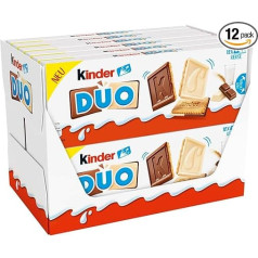 Kinder DUO cepumi - uzglabāšanas iepakojums ar 12 iepakojumiem pa 150 g katrā