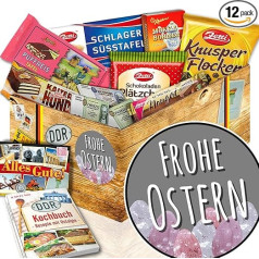 ostprodukte-versand Frohe Oster- Dāvanu Lieldienu sieviete - dāvanu šokolādes kaste