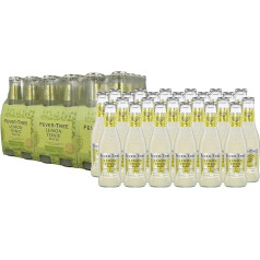 Fever-Tree citronu tonizējošais ūdens 4 x 200 ml (6 pudeles, kopā 24 pudeles)