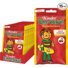 Kinder Em-eukal pilieni pret klepu, 15 gab. iepakojumā (15 x 75 g iepakojums)