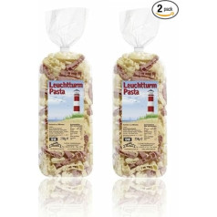 Pfalznudel Scattered Lighthouses Makaronu mīkla, 2 x 250 g, Makaroni, Dekorēšana, Delikatese