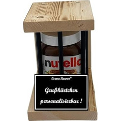 Personalizētas dāvanas bērniem Dāvanu ideja ar vārdu - Avārijas rezerves melnā izdevuma Nutella glāze (1 x 450 g) - dzimšanas diena Kāzu atvadas