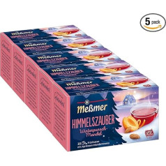 Meßmer Himmelszauber Winter Punch / Mandeļu tējas maisiņi 5 x 55 g 20 gab. iepakojums