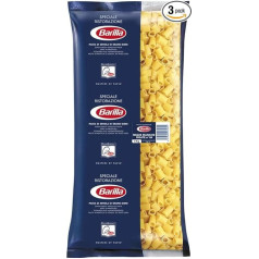 Barilla Selezione Oro Chef Mezze Maniche Rigate n. 84, 3 gab. iepakojums (3 x 1 kg)