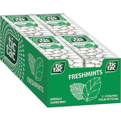 Tic tac Freshmint Singles, 1 unce (12 gab.)