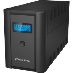 Ups line-interactive 2200va 2x 230v pl + 2x iec out, rj11/rj45 in/out, usb, lcd