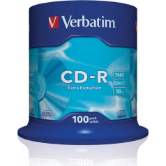 Cd-r 52x 700mb 100p cb dl ex prot 43411