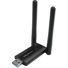 Spartusis belaidis usb dvigubas wi-fi adapteris 2 x 2dbi | standartinis ac | usb 3.0 | 1200mbps