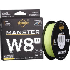 SeaKnight Monster W8 8 pītas auklas 300 m garas Super Soft PE jūras zvejai Jūras makšķerēšanai Zivis sver 6,8-45 kg