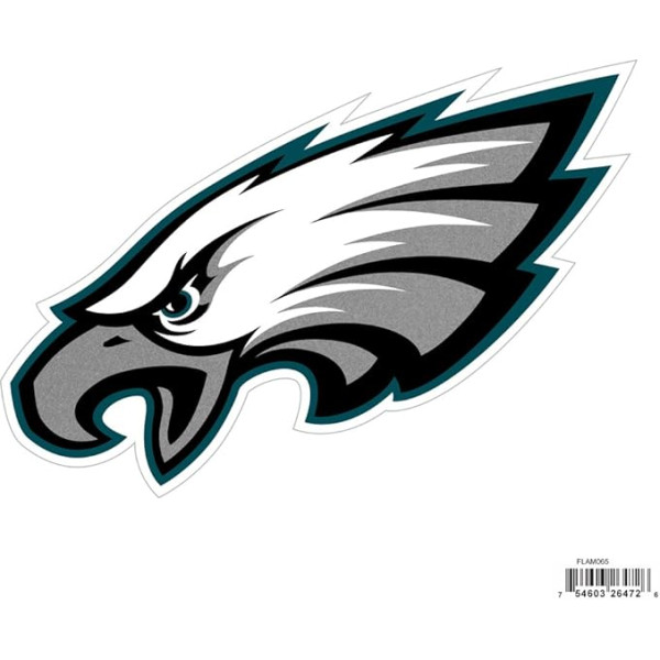 NFL Siskiyou Sports Fan Shop Philadelphia Eagles logo magnēti 20,3 cm lapas komandas krāsa