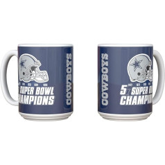 Great Branding Dallas Cowboys Super Bowl Champions Jumbo NFL krūze (15 oz)