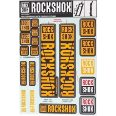 Rockshox uzlīmes komplekts 35 mm neona oranžā krāsā Spike/Lyrik/Domain/Revelation Yari 11.4318.003.508 Rezerves oranžā krāsā, standarta