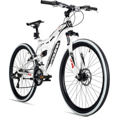 Bergsteiger Kodiak 24 collu kalnu velosipēds, zēnu un meiteņu bērnu velosipēds, piemērots 8, 9, 10, 11, 12, 13 gadiem, disku bremzes, Shimano 21 ātrumu pārnesums