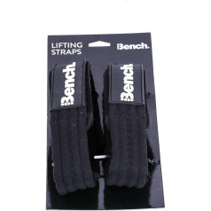 BENCH BS8092 LIFTING STRAPS Celšanas josta Unisex melna