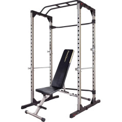 Fitnesa realitāte 810XLT Super Max Power Cage, izturīga spēka stacija ar 363 kg slodzes ietilpību