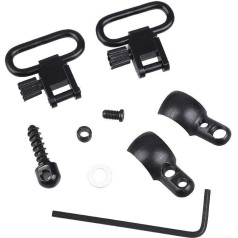 Gocher Sling Mount Kit Split Band Sver Action Sling Swivels for Winchester Marlin Mossberg Medību piederumi