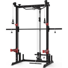 Vilciens Hard Half Cage Squat Rack Power Rack Smith Machine Multi Press