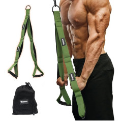 DMoose Triceps Rope Cable stiprinājuma rokturi, Triceps Pull Down virve Push Downs, Crunches, lielāka kustību brīvība - Facepulls profesionālai sporta zālei