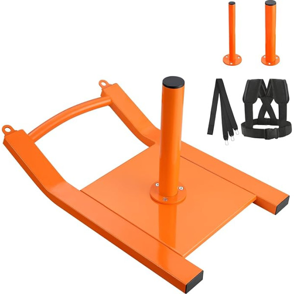 VEVOR Unisex - Pieaugušo Svara treniņš Sledge Strength Training Pull Sledge