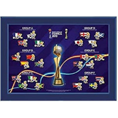 FIFA Women's World Cup France 2019™ Pin Collection Nations with Mascot PI Unisex Replica One Size