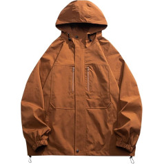 SRZYMJ Wind Jacket Vīriešu lietusmēte Vīriešu ūdensnecaurlaidīgs Vīriešu brīvā laika Puffer jaka Āra jaka Vīriešu trenču mēteļi Lietus mētelis Vīriešu ūdensnecaurlaidīga lietus jaka Caurspīdīgs