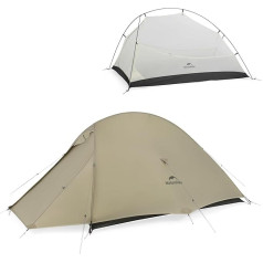 Naturehike Cloud Up Pro 2 Person telts Double Ultralight kempinga telts Lietumizturīga kempinga pārgājienu telts 3-4 sezonu telts