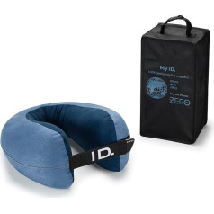 Volkswagen 11G084508 Kakla spilvens Neck Roll Support Pillow Travel Pillow Neck Pillow with ID Logo Blue