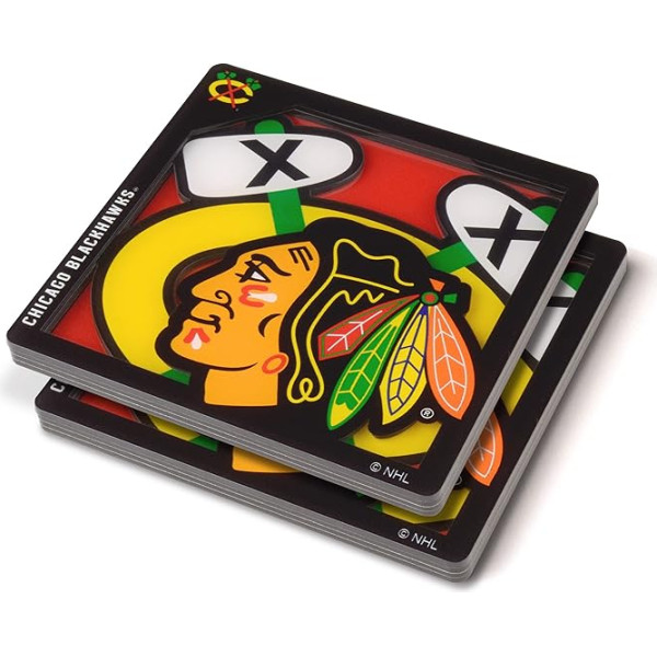 YouTheFan NHL Chicago Blackhawks logotipu sērijas paliktnis