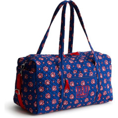 Vera Bradley sieviešu kokvilnas NFL liela ceļojumu soma Travel Duffel Bag ceļojumu soma