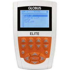 GLOBUS | Elite, 4 kanālu elektrostimulators, 98 programmas visām ārstēšanas vajadzībām, fitnesam, ķermeņa formām, skaistumam, veselībai un labsajūtai.