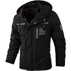 SRZYMJ Coat Vīriešu jaka Vīriešu jaka Pārejas jaka Sportiska pārejas jaka ar kapuci Āra jaka Softshell jaka Stepēta veste Viegla funkcionāla jaka Parka Ziemas jaka Sporta jaka Bikses brīvā laika jaka