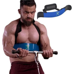 GREENITY Biceps Arm Blaster for Sculpting Preacher Curl Effect, nostipriniet muskuļus, definējiet savu ķermeni - augstākās kvalitātes svarcelšanas pieredze ar polsterētu atbalstu un atmiņas putām